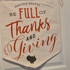 HARVEST THANKSGIVING BANNER